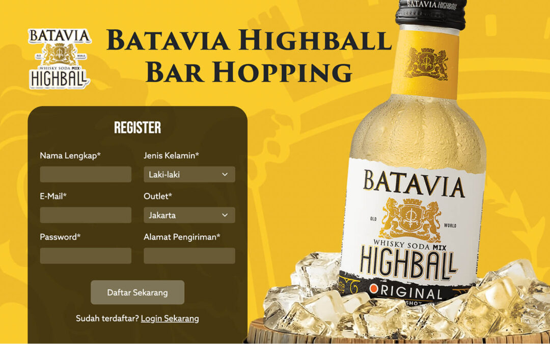 Jasa Pembuatan Microsite Campaign FMCG Alkohol: Menggerakkan Kampanye O2O ‘Bar Hopping’ King Cocktail OT Group