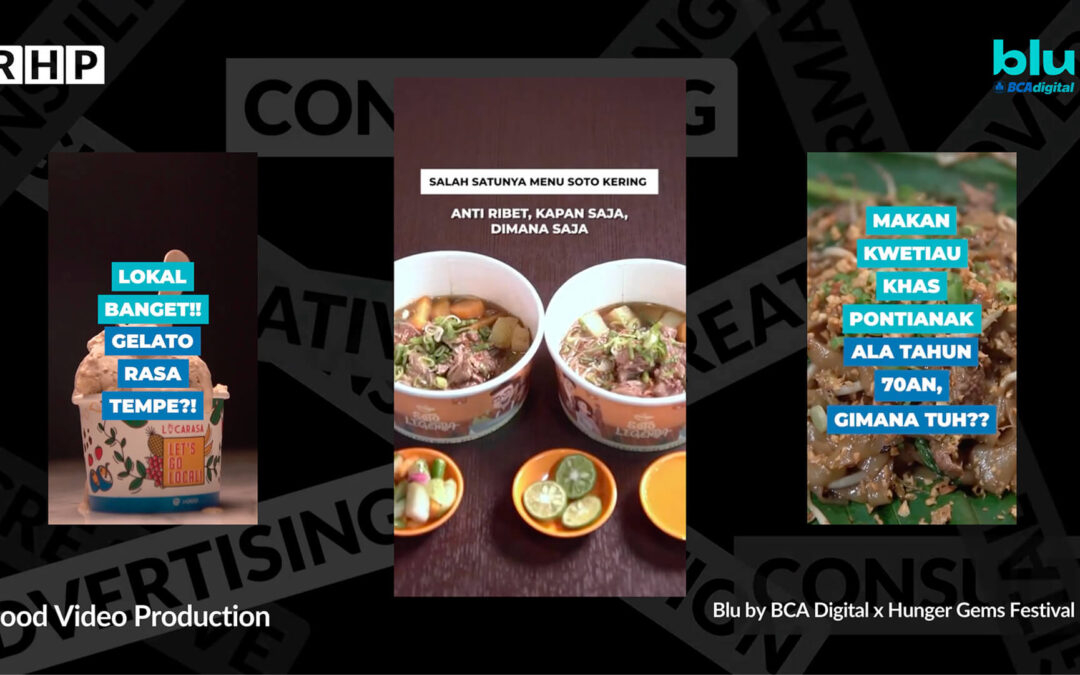 Jasa Video Ads Food & Beverages: Menciptakan Hype Jutaan Views untuk Hunger Gems Festival x Blu by BCA Digital