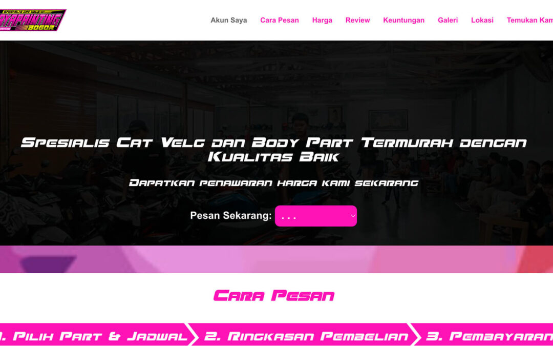 Implementasi Jasa Website Booking Online Surya Painting 18: Solusi Tiga Kali Lipat Kapasitas Operasional