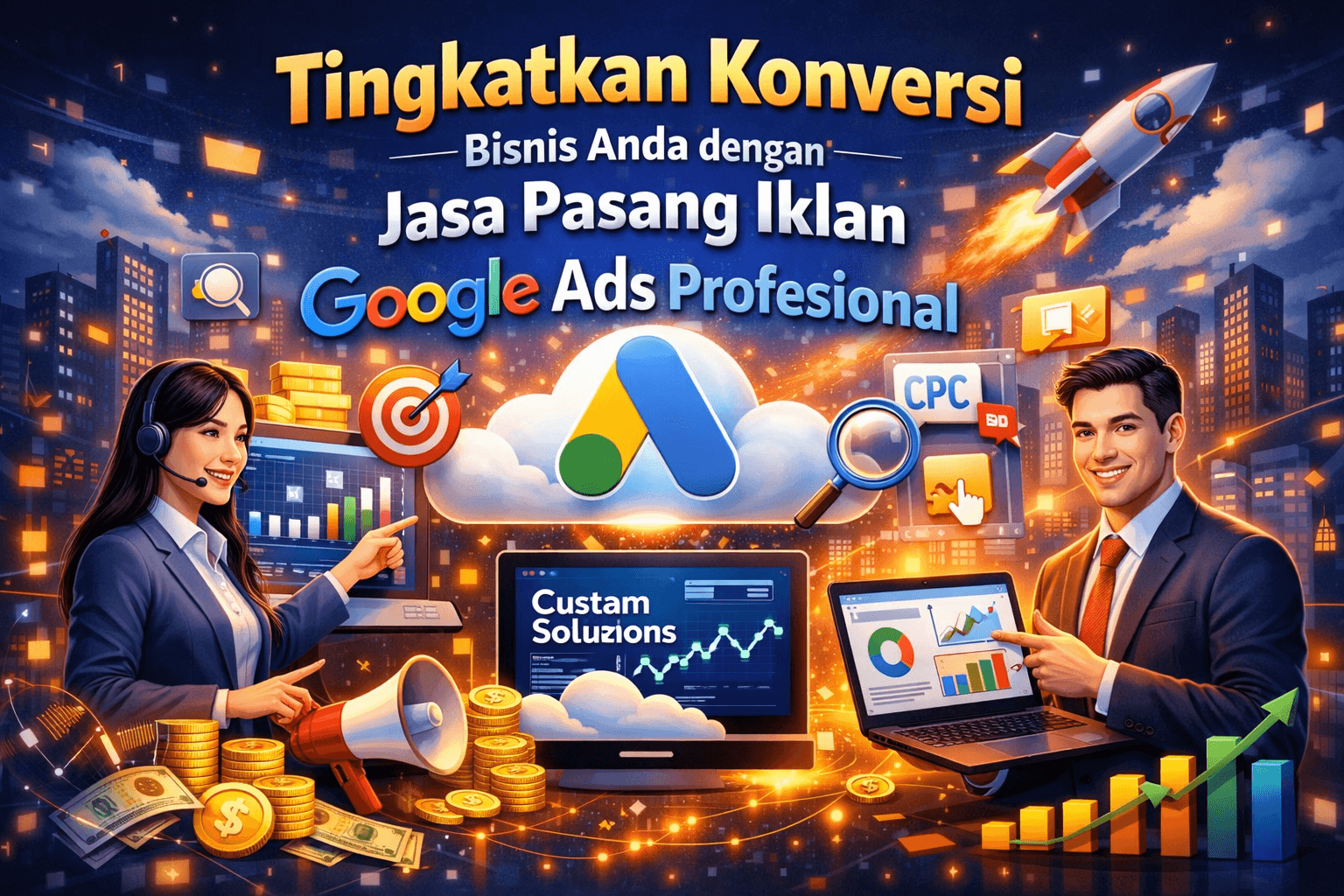Tingkatkan Konversi Bisnis Anda dengan Jasa Pasang Iklan Google Ads Profesional Tingkatkan Konversi Bisnis Anda dengan Jasa Pasang Iklan Google Ads Profesional