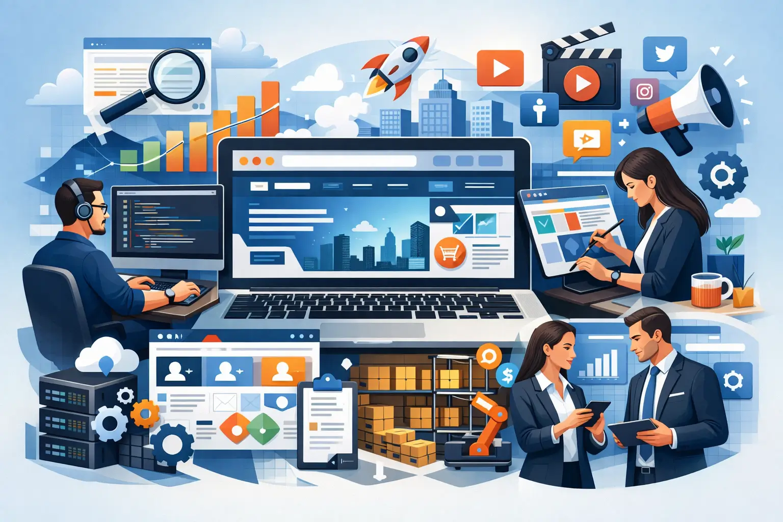 Jasa Pembuatan Website Terbaik dan Profesional Solusi Digital Satu Atap PT RHP Cipta Digital