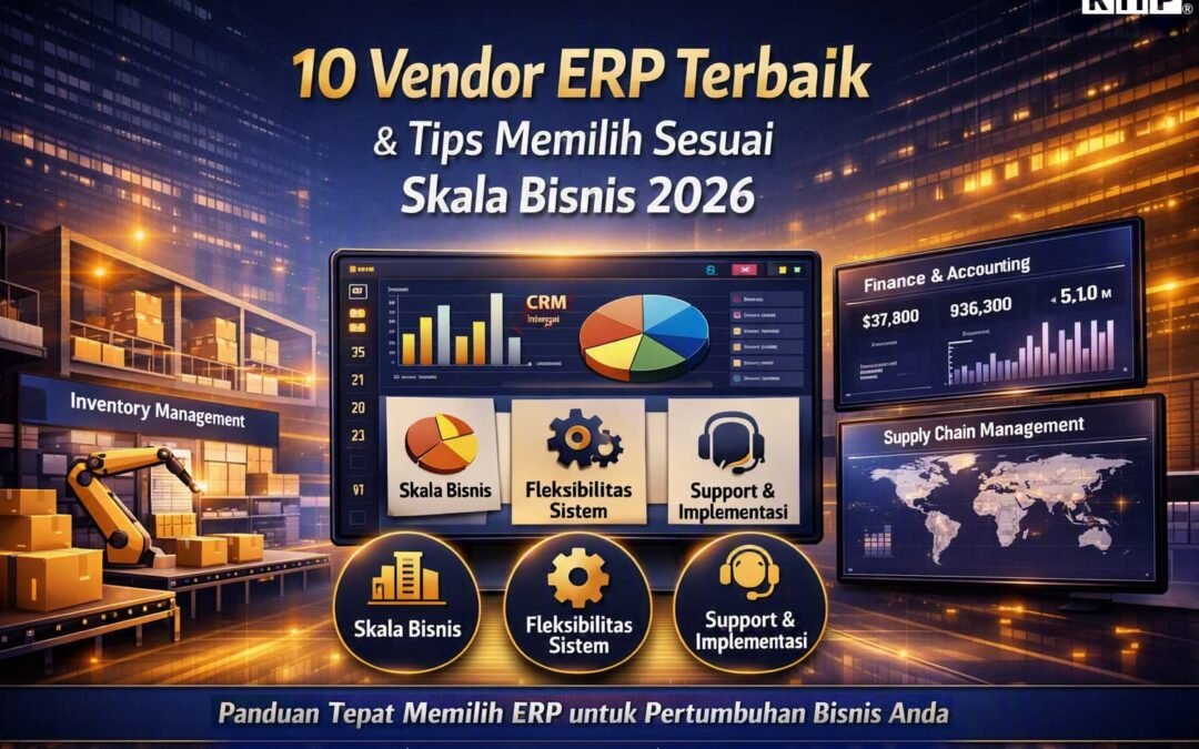 10 Vendor ERP Terbaik untuk Bisnis & Tips Memilih Sesuai Skala Bisnis (2026)