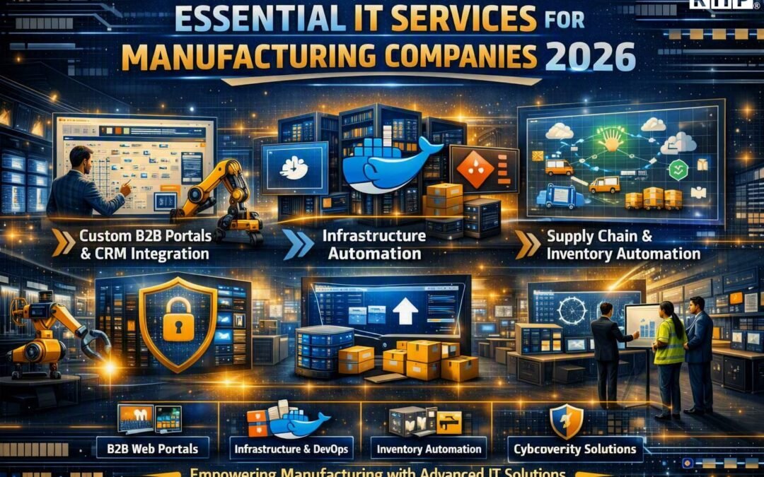 Essential IT Services for Manufacturing Companies to Scale in 2026