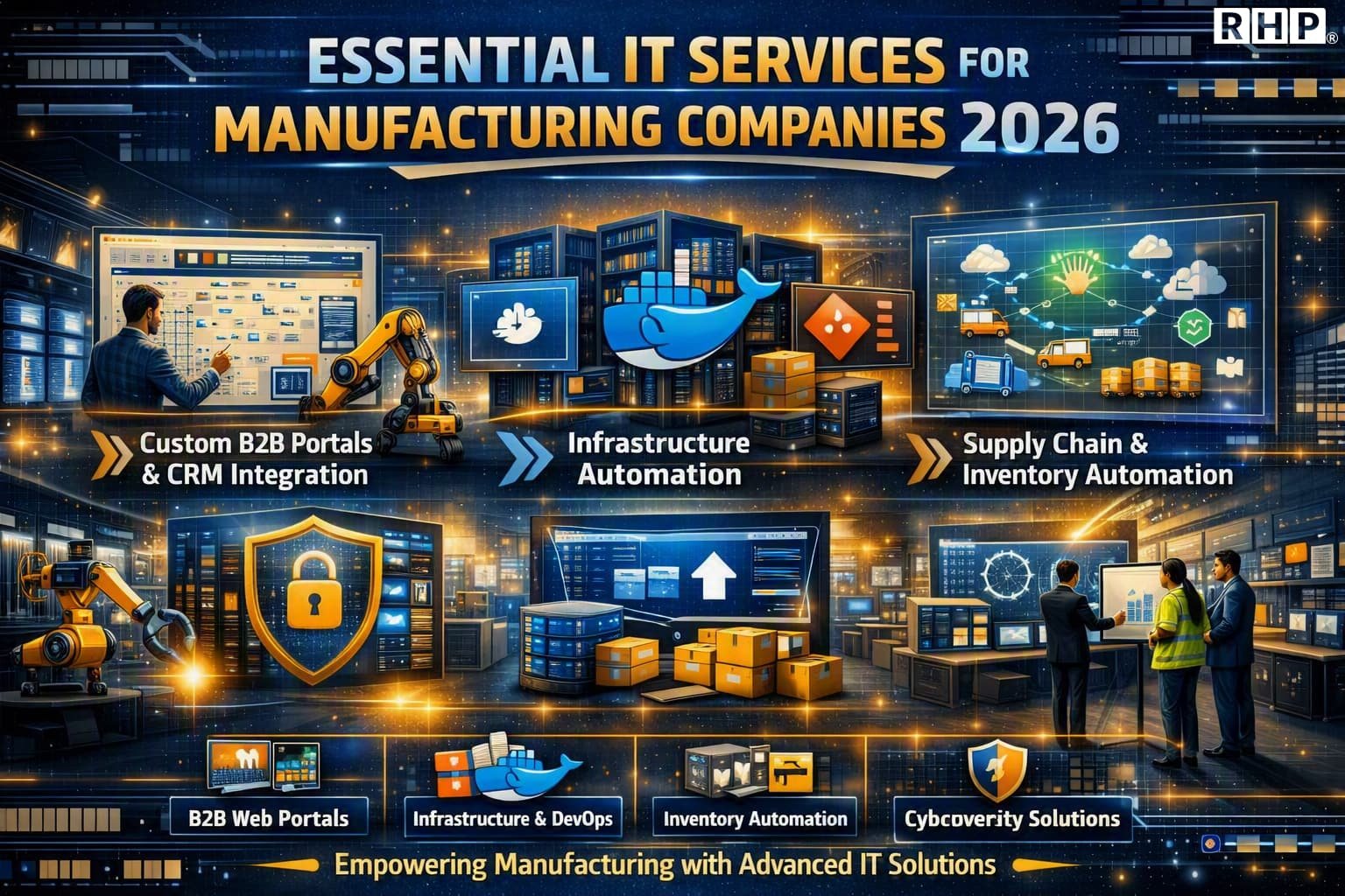 Essential IT Services for Manufacturing Companies to Scale in 2026