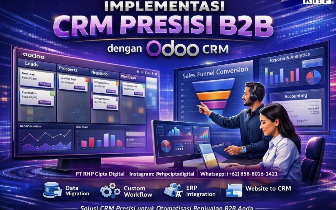 Jasa Implementasi Odoo CRM: Otomatisasi Sales & Konversi B2B (2026)