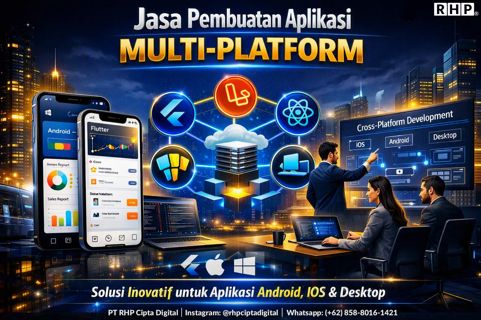 Jasa Pembuatan Aplikasi Mobile Android, iOS & Desktop