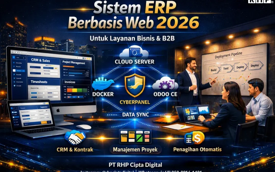 Sistem ERP Berbasis Web untuk Layanan Bisnis & B2B (2026)