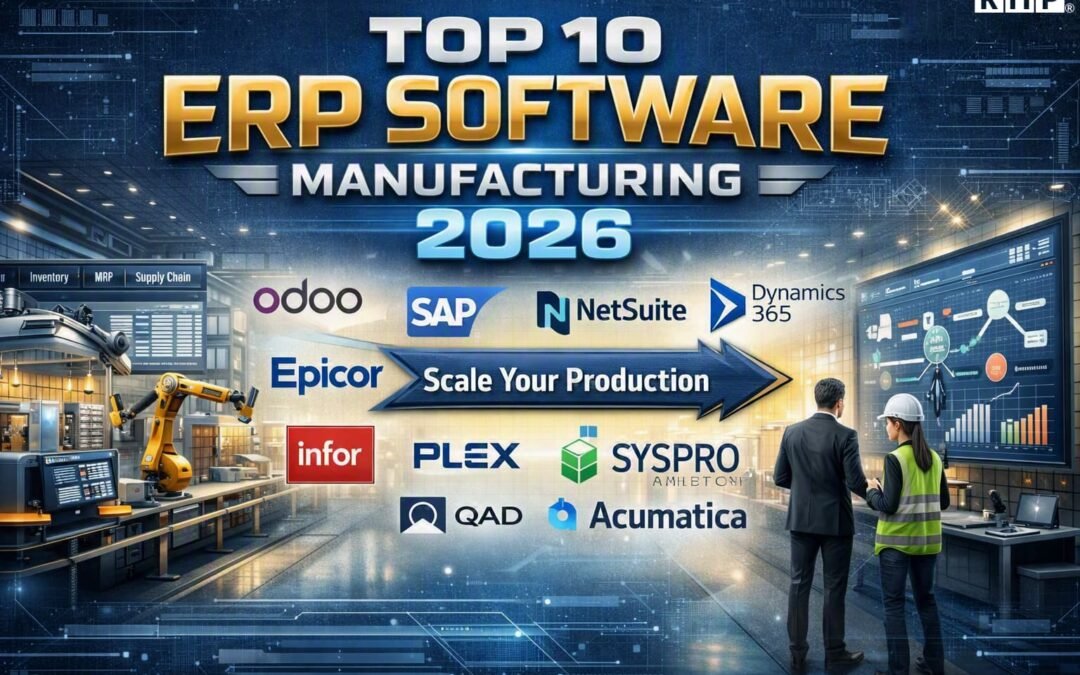 Top 10 ERP Software for Manufacturing Companies in 2026