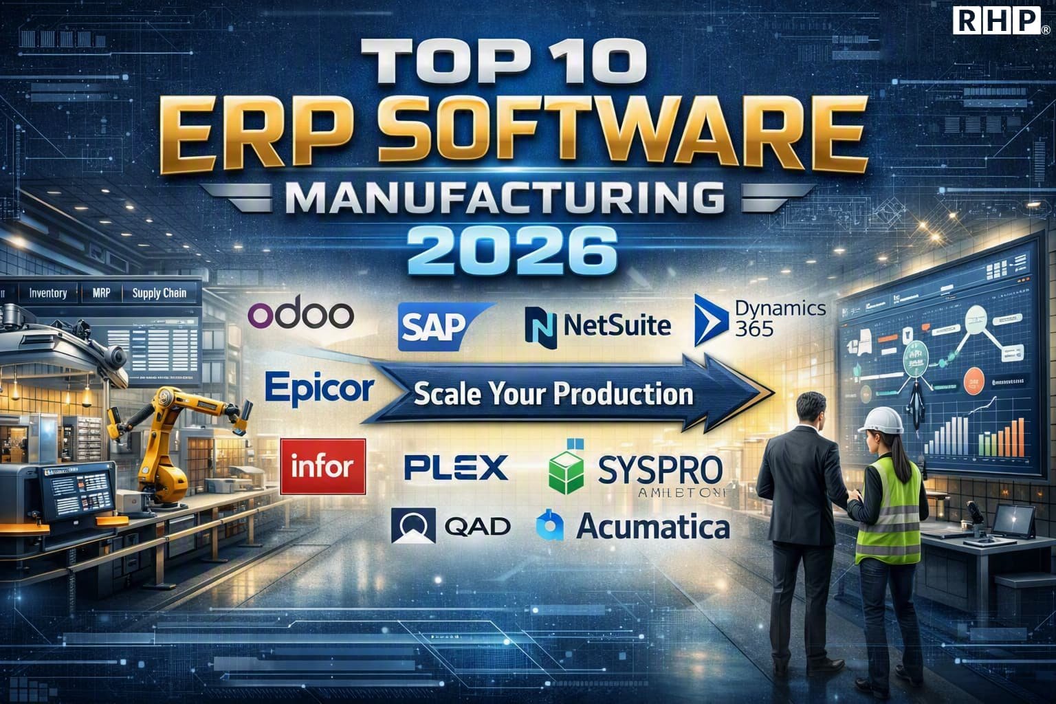 Top 10 ERP Software for Manufacturing Companies in 2026