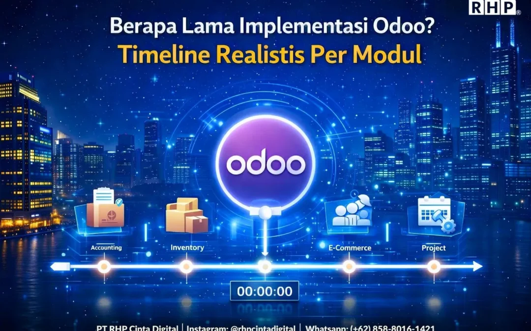 Berapa Lama Implementasi Odoo? Timeline Realistis Per Modul