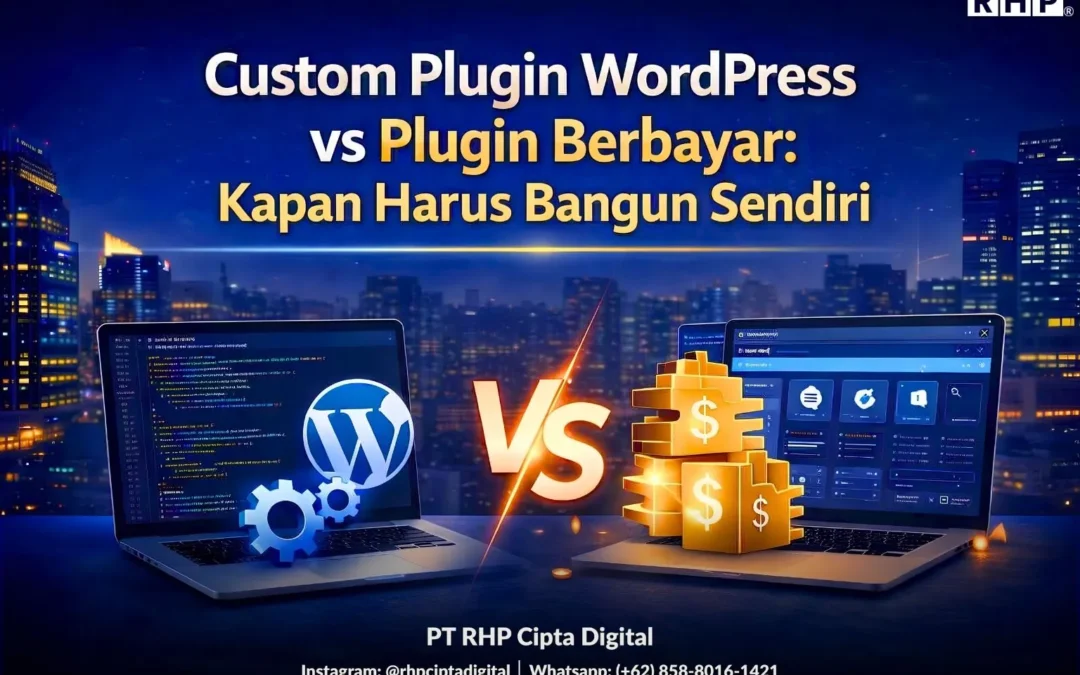 Custom Plugin WordPress vs Plugin Berbayar: Kapan Harus Bangun Sendiri