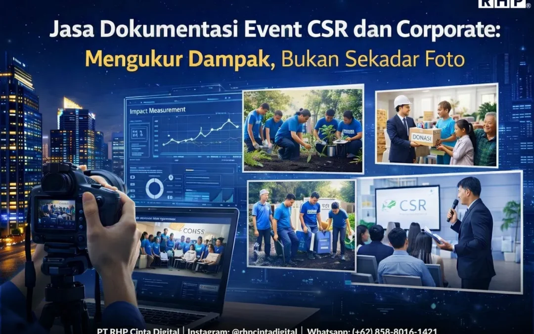 Jasa Dokumentasi Event CSR dan Corporate: Mengukur Dampak, Bukan Sekadar Foto