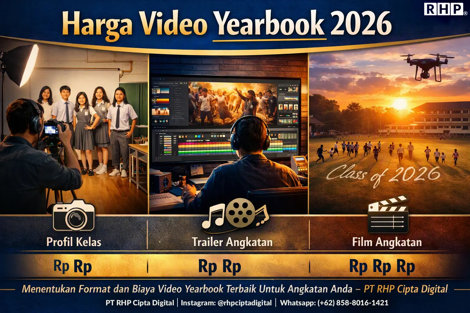 Harga Video Yearbook Dari Video Profil Kelas sampai Film Angkatan